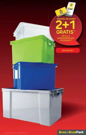 BricoPlanit Op Alle Opbergbakken Crownest aanbieding