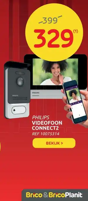 BricoPlanit Philips Videofoon Connect2 aanbieding
