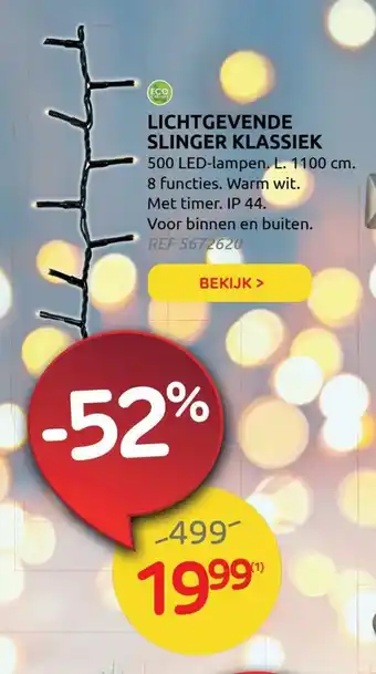 Lichtgevende Slinger Klassiek
