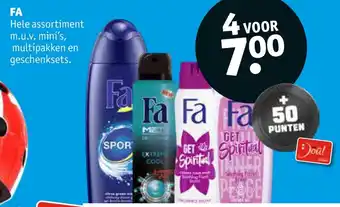 Kruidvat FA Hele assortiment m.u.v. mini's, multipakken en geschenksets aanbieding