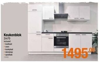 Cevo Keukenblok 2m70 aanbieding