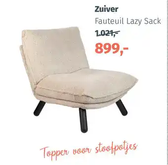 Zuiver Fauteuil Lazy Sack naturel
