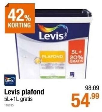 Cevo Levis plafond aanbieding