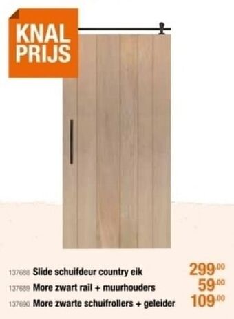 Cevo Slide schuifdeur country eik aanbieding