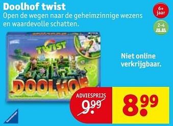 Kruidvat Doolhof twist aanbieding
