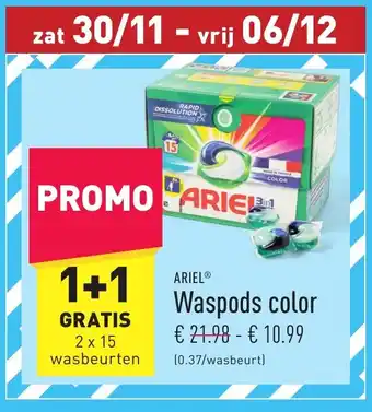 ALDI Ariel Waspods color aanbieding