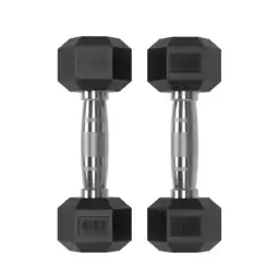 Decathlon Hexa Dumbbells - 2 x 8 kg aanbieding