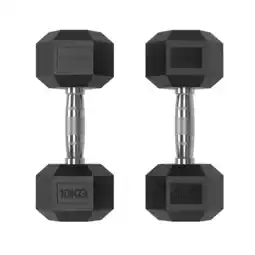 Decathlon Hexa Dumbbells - 2 x 8 kg aanbieding