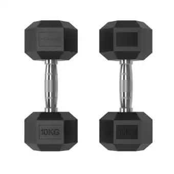 Decathlon Hexa Dumbbells - 2 x 8 kg aanbieding