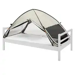 Decathlon Luxe Bedtent Klamboe - Pop Up - 200x90cm - Crème aanbieding