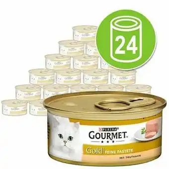 Zooplus Gourmet Gold Paté Voordeelpakket Kattenvoer 24 x 85 g - Gemengd pakket 1 (12 x Tonijn & 12 x Kip) aanbieding