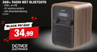 Denver DAB+ Radio met bluetooth