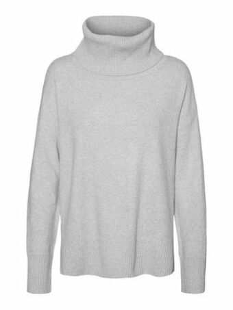 Berca Shoes Vero Moda Trui Rolkraag Lichtgrijs - Grijs aanbieding