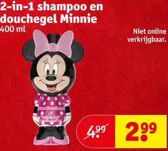 Kruidvat 2-in-1 shampoo en douchegel Minnie aanbieding