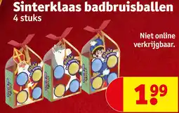 Kruidvat Sinterklaas badbruisballen aanbieding