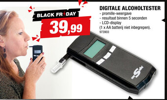 Digitale alcoholtester