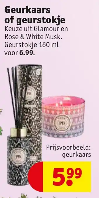 Kruidvat Geurkaars of geurstokje aanbieding