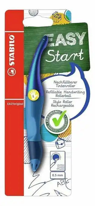 Dreamland STABILO rollerball EASYoriginal Holograph Edition voor linkshandigen - blauw aanbieding