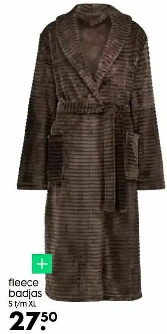 Fleece badjas