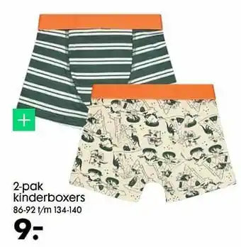 HEMA 2-pak kinderboxers aanbieding