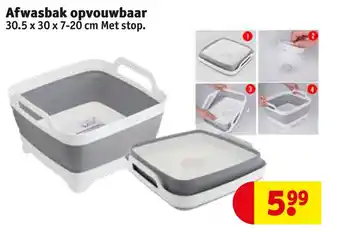 Afwasbak opvouwbaar