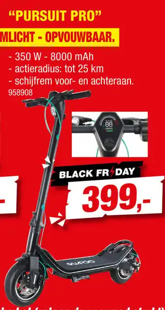 Hubo Elektrische Step Pursuit PRO aanbieding