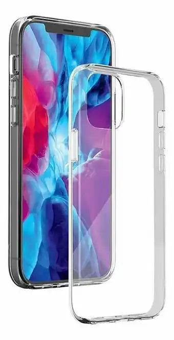 Dreamland bigben cover Silisoft voor iPhone 12/12 Pro transparant aanbieding