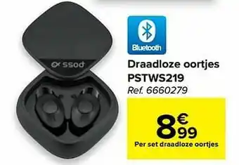 Carrefour Poss draadloze oortjes pstws219 aanbieding