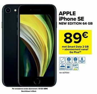 Carrefour Apple iphone se new edition 64 gb aanbieding