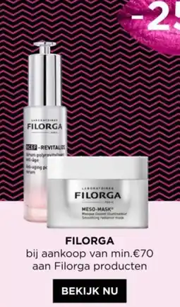 ICI PARIS XL Filorga aanbieding