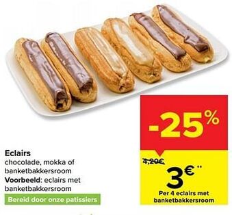 Carrefour Market Eclairs aanbieding