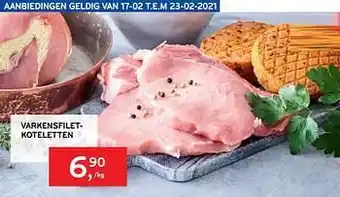 Varkensfiletkoteletten