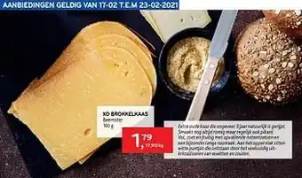 Alvo Xo brokkelkaas beemster 100g aanbieding