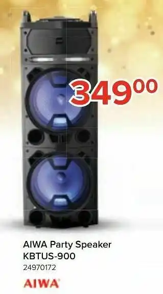 Aiwa aiwa party speaker kbtus-900
