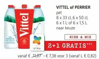 Vittel of perrier pet