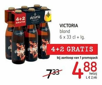Spar Colruyt Victoria blond aanbieding