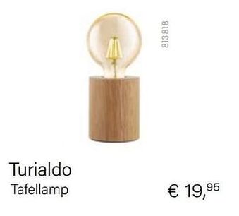 Multi bazar Turialdo tafellamp aanbieding