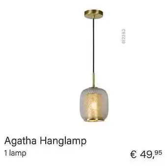 Agatha hanglamp 1 lamp