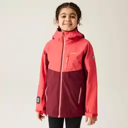 Decathlon Regatta Trekktain 3-in-1 wandeljas voor jongens, steenrood aanbieding