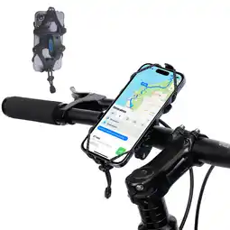 Decathlon Ondersteuning voor telefoonhouder voor fietsen tot 7, innovatieve bevestiging aanbieding