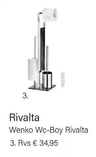 Multi bazar Rivalta Wenko wc-boy rivalta rvs aanbieding