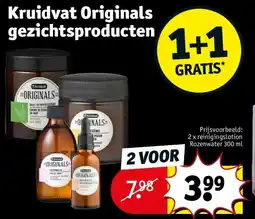 Kruidvat Kruidvat Originals gezichtsproducten aanbieding