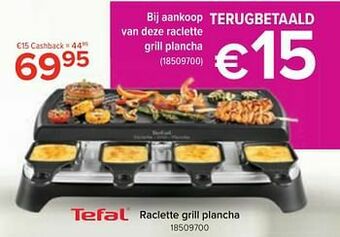 Euroshop Tefal raclette grill plancha aanbieding
