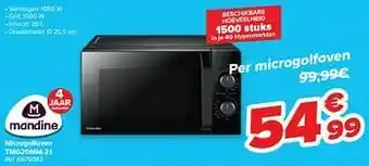 Carrefour Mandine microgolfoven tmg20mm-21 aanbieding