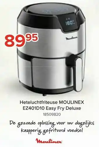 Heteluchtfriteuse moulinex ez401d10 easy fry deluxe