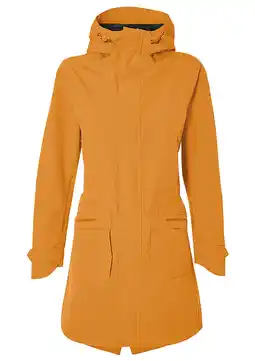 Decathlon BASIL Fiets regenparka Mosse dames, goudbruin aanbieding