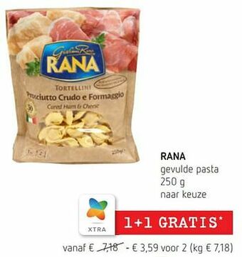 Spar Colruyt Rana gevulde pasta aanbieding
