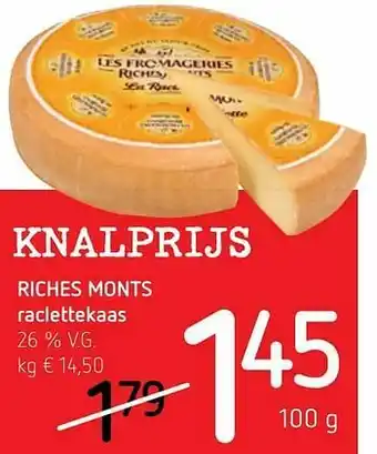 Riches monts raclettekaas