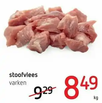 Spar Colruyt Stoofvlees varken aanbieding