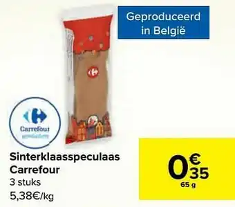 Carrefour Sinterklaasspeculaas carrefour aanbieding